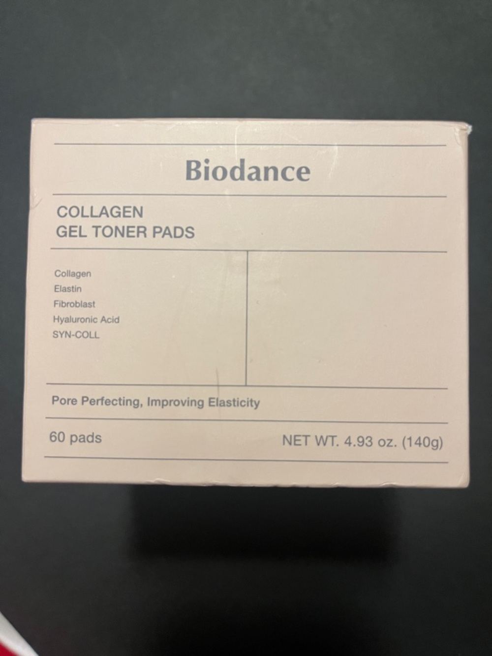 NIB Biodance Collagen Gel Toner Pads — White Nourishing Toner Pads (60 Pads)